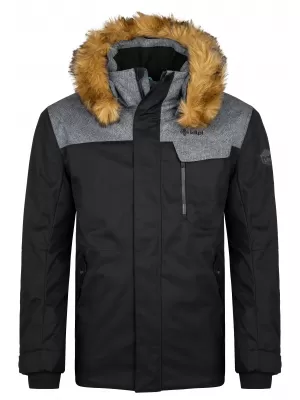 Férfi téli kabát KILPI ALPHA-M SM0127KI FEKETE