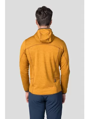 Férfi pulóver HANNAH DAMAR HOODY ARANYSÁRGA MEL