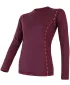 Női hosszú ujjú aláöltöző felső SENSOR MERINO AIR 18200006 PORT RED