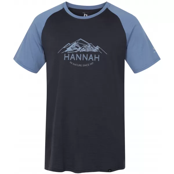  Férfi póló HANNAH TAREGAN ASZFALT/KÉK ÁRNYÉK 