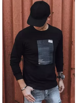 Férfi pulóver DSTREET BX5353 FEKETE
