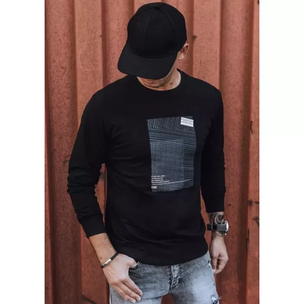  Férfi pulóver DSTREET BX5353 FEKETE 