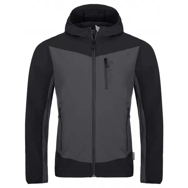  Férfi softshell kabát KILPI BALANS-M SM0120KI SÖTÉTSZÜRKE 