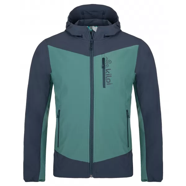  Férfi softshell kabát KILPI BALANS-M SM0120KI SÖTÉTZÖLD 