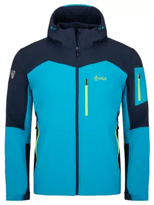 Férfi softshell kabát KILPI PRESENA-M SM0125KI KÉK