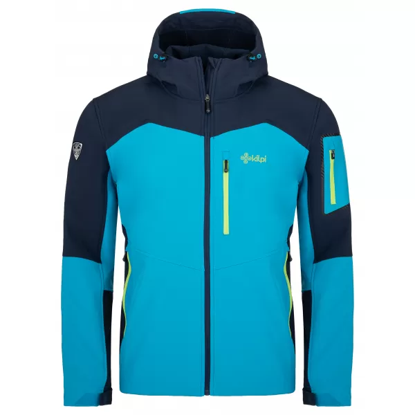  Férfi softshell kabát KILPI PRESENA-M SM0125KI KÉK 