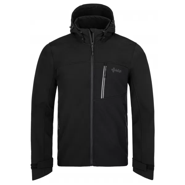  Férfi softshell kabát KILPI RAVIO-M SM0126KI FEKETE 