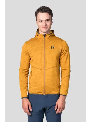 Férfi pulóver HANNAH DAMAR HOODY ARANYSÁRGA MEL