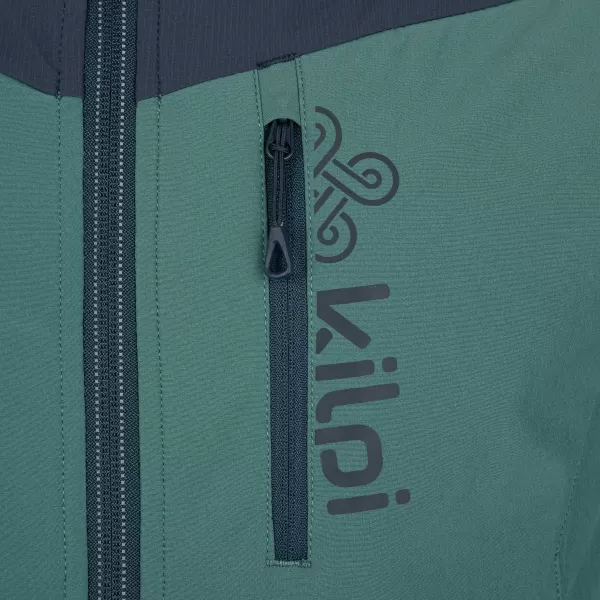  Férfi softshell kabát KILPI BALANS-M SM0120KI SÖTÉTZÖLD 