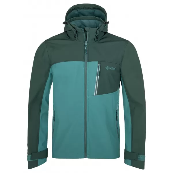  Férfi softshell kabát KILPI RAVIO-M SM0126KI SÖTÉTZÖLD 