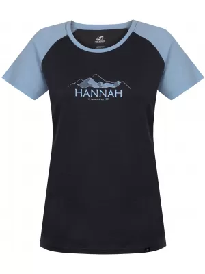 Női póló HANNAH LESLIE ASZFALT/ANGYAL ESIK