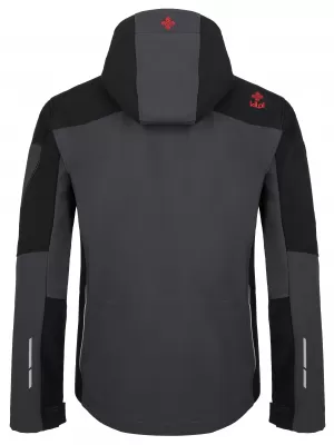 Férfi softshell kabát KILPI PRESENA-M SM0125KI SÖTÉTSZÜRKE