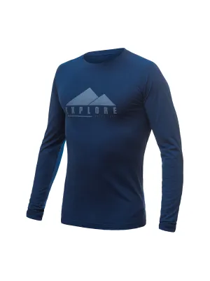 Hosszú ujjú férfi aláöltöző felső SENSOR MERINO AIR PT EXPLORE 22200009 SÖTÉTKÉK