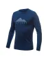 Hosszú ujjú férfi aláöltöző felső SENSOR MERINO AIR PT EXPLORE 22200009 SÖTÉTKÉK
