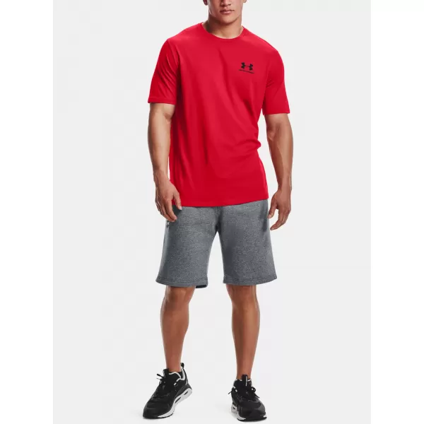  Férfi póló UNDER ARMOUR SPORTSTYLE LEFT CHEST SS 1326799-600 PIROS 