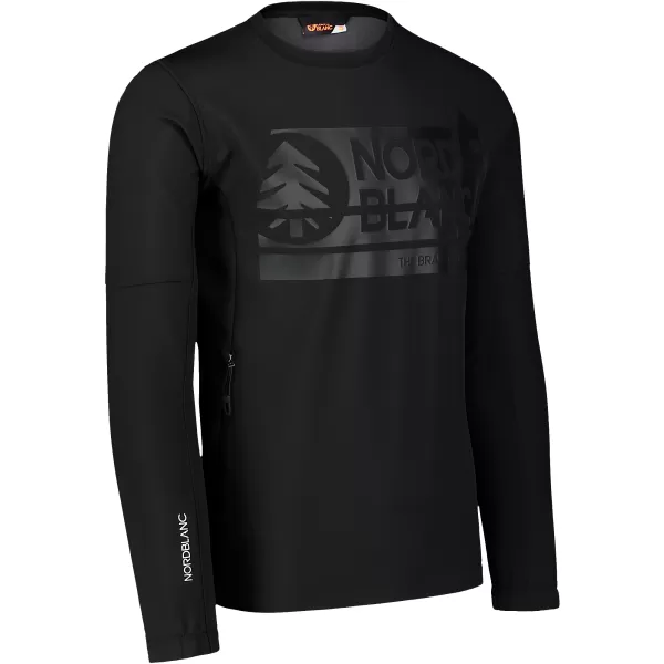  Férfi softshell kabát NORDBLANC DECOMPONATE NBSSM7644 KRISTÁLY FEKETE 