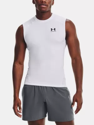 Férfi kompressziós tank felső UNDER ARMOUR HG ARMOUR COMP SL 1361522-100 FEHÉR