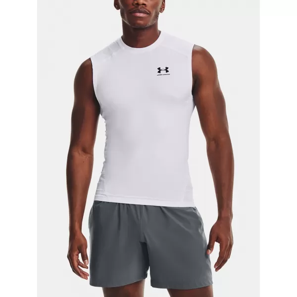  Férfi kompressziós tank felső UNDER ARMOUR HG ARMOUR COMP SL 1361522-100 FEHÉR 