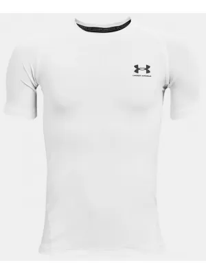 Fiú póló UNDER ARMOUR HG ARMOUR SS 1361723-100 FEHÉR