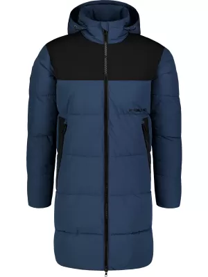 Férfi télikabát NORDBLANC TRENDSETTER NBWJM7708 KÉK/SÁRGA
