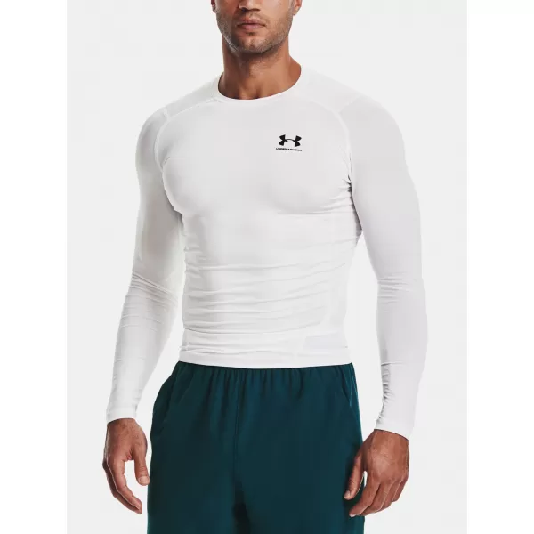  Férfi kompressziós ing UNDER ARMOUR HG ARMOUR COMP LS 1361524-100 FEHÉR 