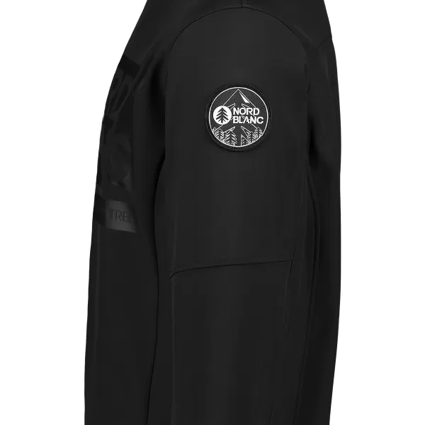  Férfi softshell kabát NORDBLANC DECOMPONATE NBSSM7644 KRISTÁLY FEKETE 