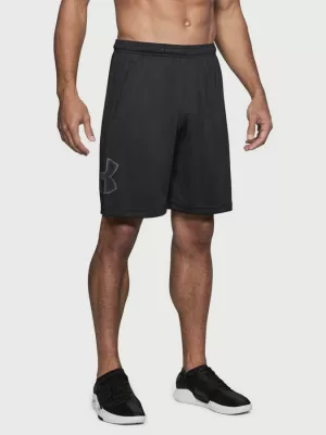 Férfi rövidnadrág UNDER ARMOUR TECH GRAPHIC SHORT 1306443-001 FEKETE