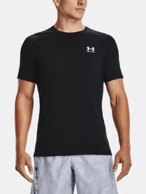 Férfi póló UNDER ARMOUR HG ARMOUR FITTED SS 1361683-001 FEKETE