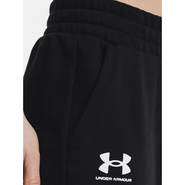  Női melegítőnadrág UNDER ARMOUR RIVAL FLEECE JOGGERS 1356416-001 FEKETE 