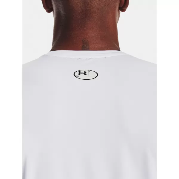  Férfi póló UNDER ARMOUR HG ARMOUR FITTED SS 1361683-100 FEHÉR 