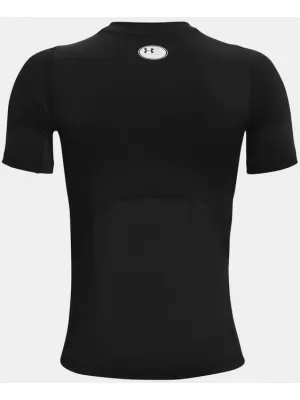 Fiú póló UNDER ARMOUR HG ARMOUR SS 1361723-001 FEKETE