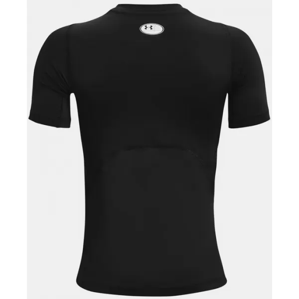  Fiú póló UNDER ARMOUR HG ARMOUR SS 1361723-001 FEKETE 