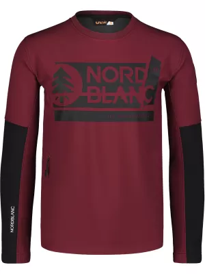 Férfi softshell kabát NORDBLANC DECOMPONATE NBSSM7644 BURGUNDIA