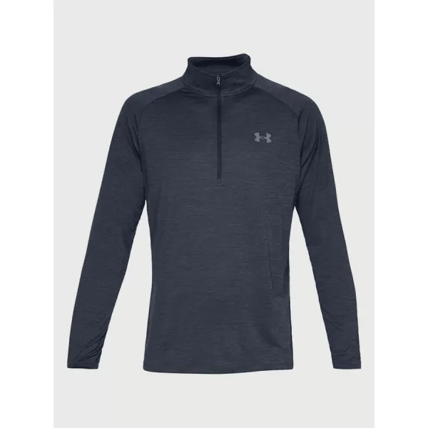  Férfi póló UNDER ARMOUR TECH 2.0 1/2 ZIP 1328495-409 KÉK 