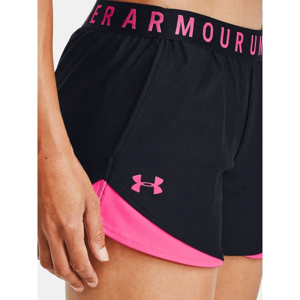  Női rövidnadrág UNDER ARMOUR PLAY UP SHORTS 3.0 1344552-028 FEKETE 