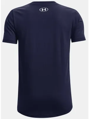 Fiú póló UNDER ARMOUR UA SPORTSTYLE LEFT CHEST SS 1363280-410 KÉK