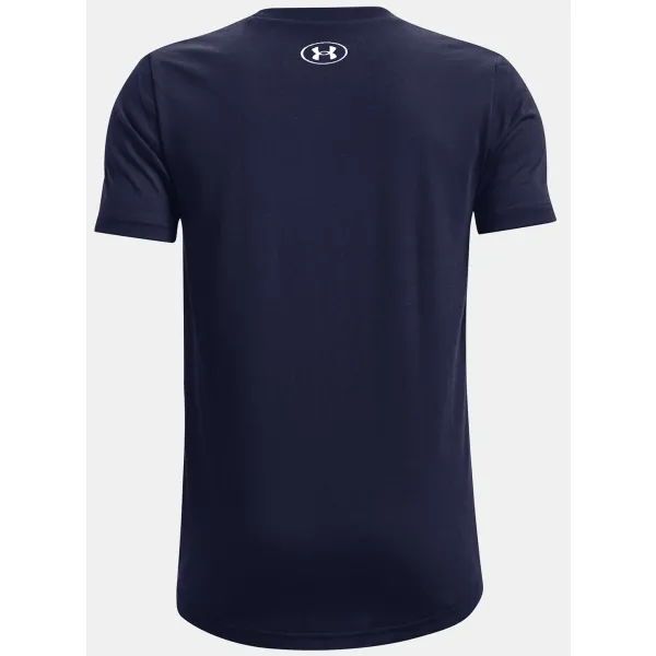  Fiú póló UNDER ARMOUR UA SPORTSTYLE LEFT CHEST SS 1363280-410 KÉK 