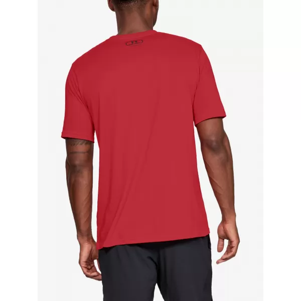  Férfi póló UNDER ARMOUR SPORTSTYLE LEFT CHEST SS 1326799-600 PIROS 