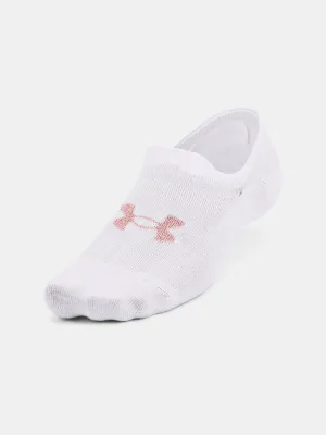 Zokni UNDER ARMOUR UA ESSENTIAL ULTRALOWTAB 3PK 1351784-102 FEHÉR