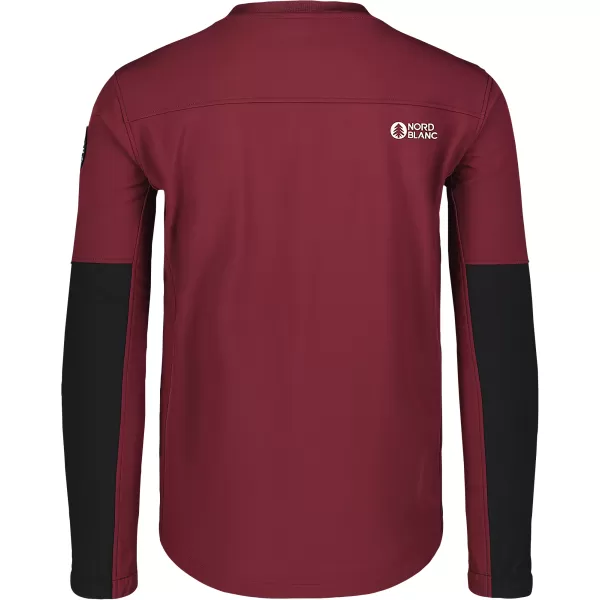  Férfi softshell kabát NORDBLANC DECOMPONATE NBSSM7644 BURGUNDIA 