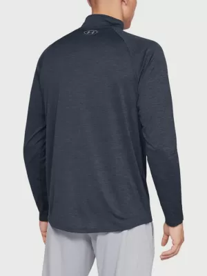 Férfi póló UNDER ARMOUR TECH 2.0 1/2 ZIP 1328495-409 KÉK