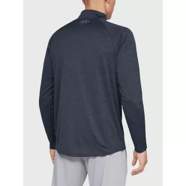  Férfi póló UNDER ARMOUR TECH 2.0 1/2 ZIP 1328495-409 KÉK 