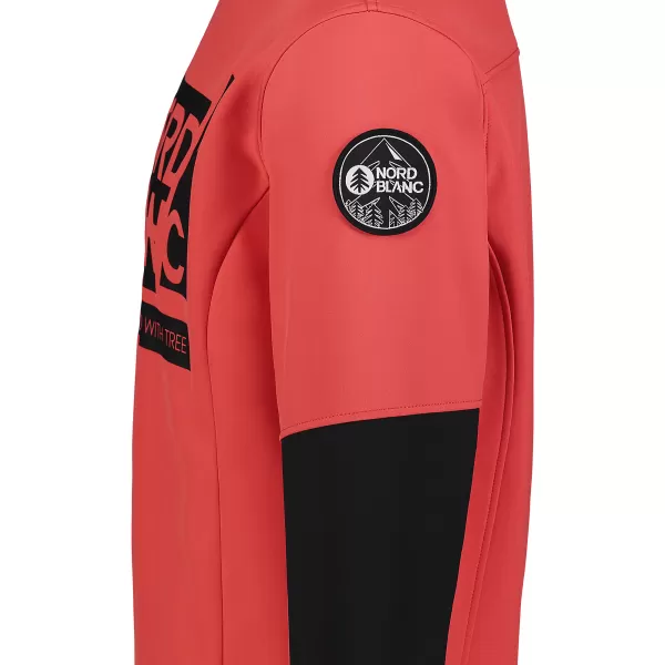  Férfi softshell kabát NORDBLANC DECOMPONATE NBSSM7644 PIROS 