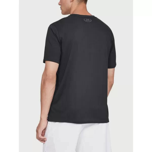  Férfi póló UNDER ARMOUR TEAM ISSUE WORDMARK SS 1329582-001 FEKETE 