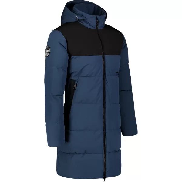  Férfi télikabát NORDBLANC TRENDSETTER NBWJM7708 KÉK/SÁRGA 