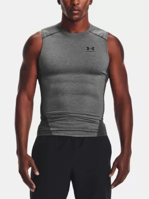 Férfi kompressziós tank felső UNDER ARMOUR HG ARMOUR COMP SL 1361522-090 SZÜRKE