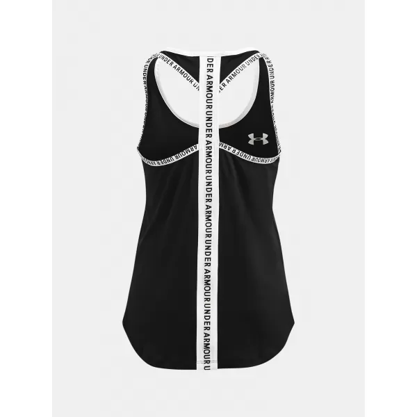  Lány felső UNDER ARMOUR KNOCKOUT TANK 1363374-001 FEKETE 