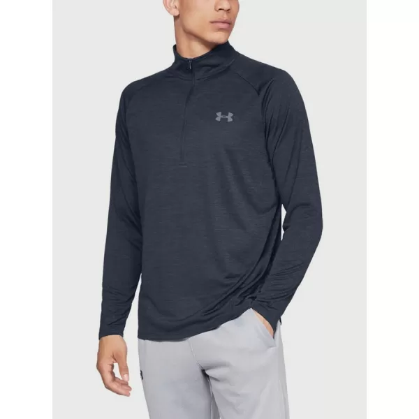  Férfi póló UNDER ARMOUR TECH 2.0 1/2 ZIP 1328495-409 KÉK 