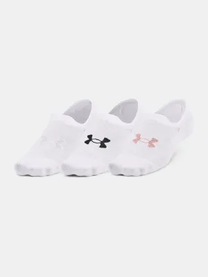 Zokni UNDER ARMOUR UA ESSENTIAL ULTRALOWTAB 3PK 1351784-102 FEHÉR