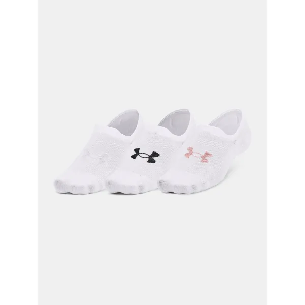  Zokni UNDER ARMOUR UA ESSENTIAL ULTRALOWTAB 3PK 1351784-102 FEHÉR 